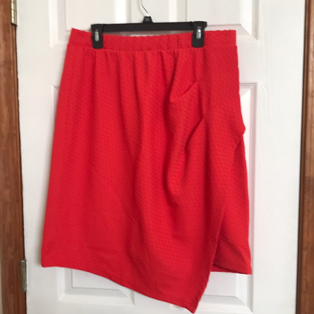 Asymmetric Wrap Skirt